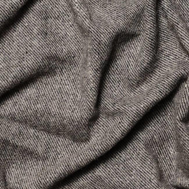 Yoga Blanket Recycled Wool - Sediment - Grey