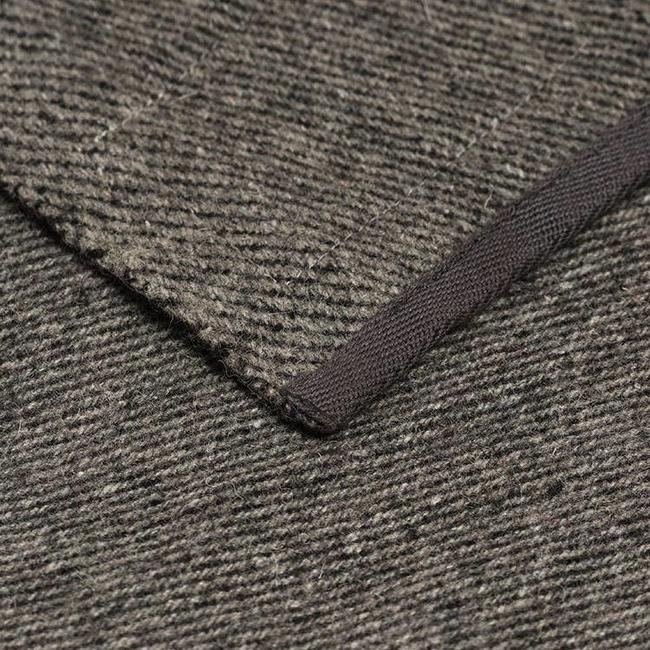 Yoga Blanket Recycled Wool - Sediment - Grey