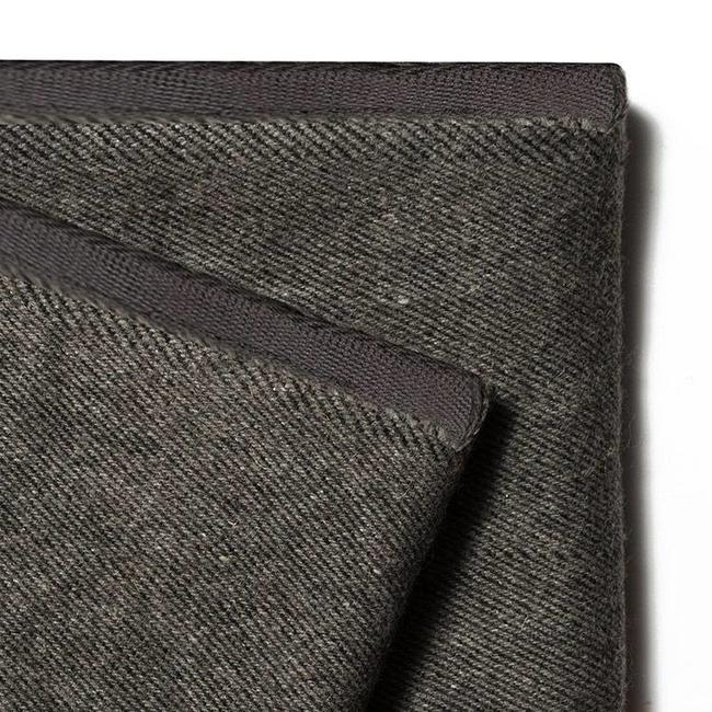 Yoga Blanket Recycled Wool - Sediment - Grey