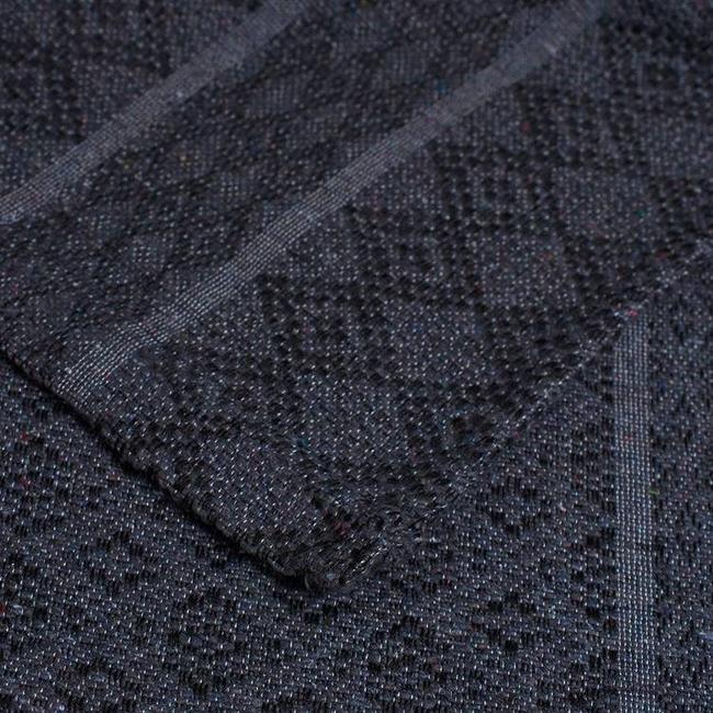 Cotton Yoga Blanket - Thunder - Grey