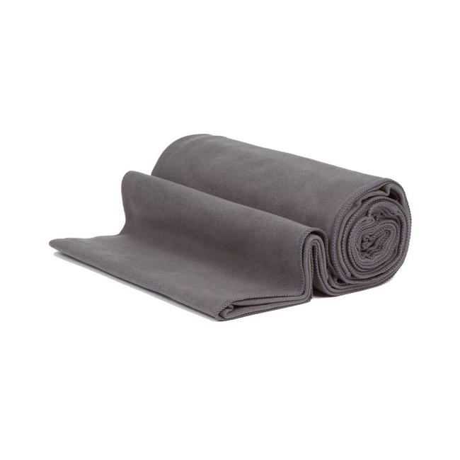 Manduka eQua Yoga Towel - 183 cm - Thunder - Grey