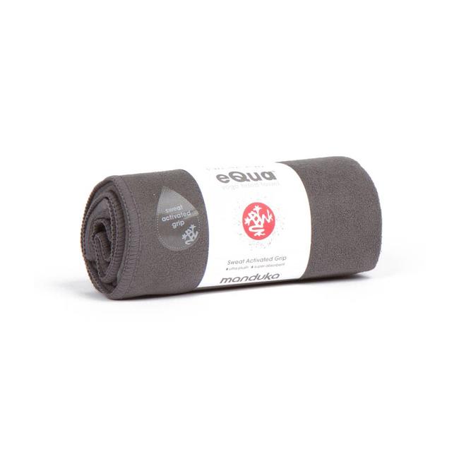 Manduka eQua Hand Towel - 41 cm - Thunder - Grau