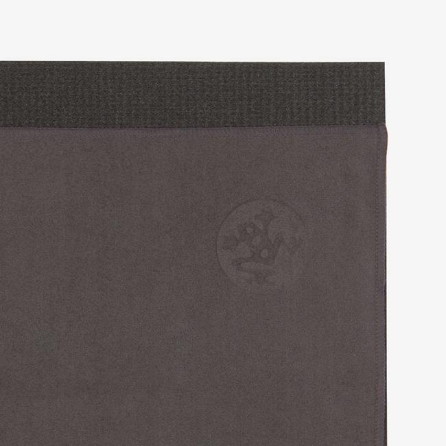 Manduka eQua Hand Towel - 41 cm - Thunder - Grijs