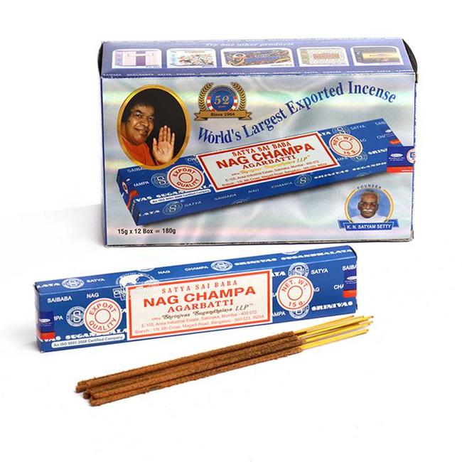 Satya Incense - Nag Champa - 12 pieces
