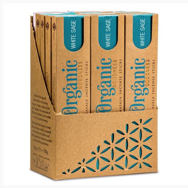 Organic Goodness Organic Goodness Incense Sticks - White Sage