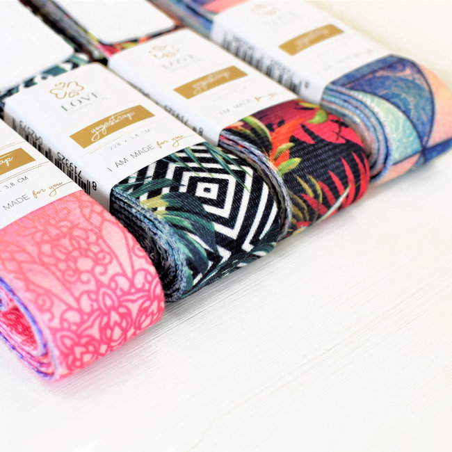 Vollfarbige Yoga Gürtel -  Jungle