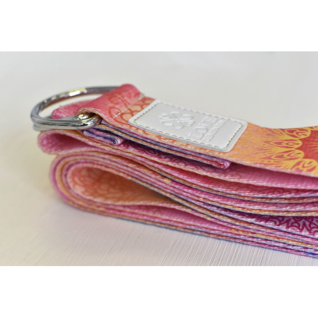 Full Color Yoga Strap - Curly