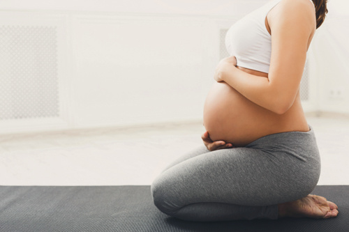 prenatal yoga poses