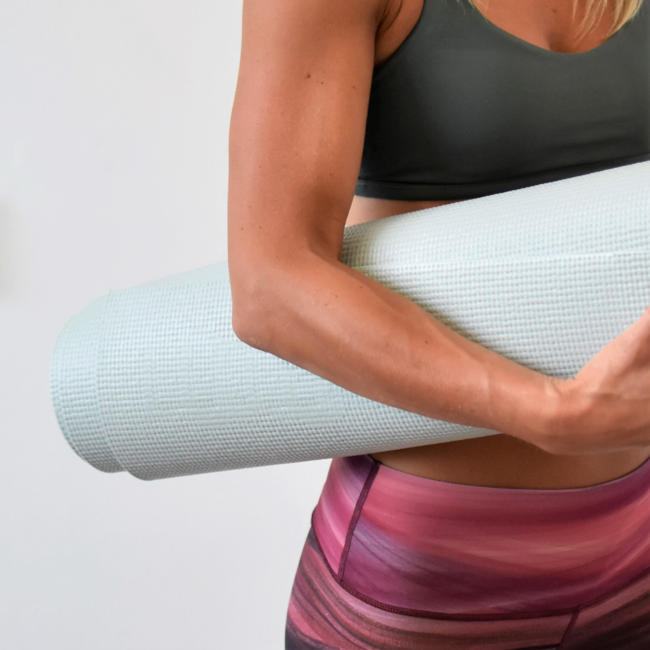 Extra Thick Yoga Mat │Mint Blue │ 6mm │ Anti-Slip