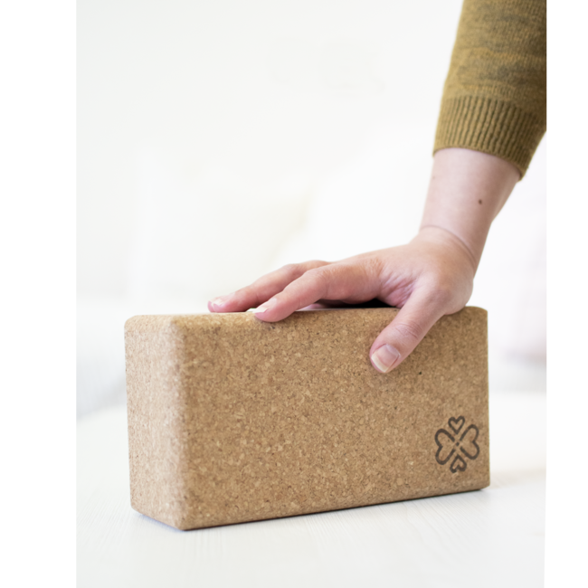 Eco Yogablok | Kurk | Medium | Made in EU