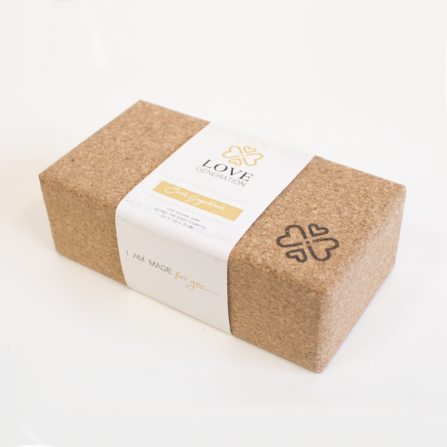 Eco Yogablok | Kurk | Medium | Made in EU