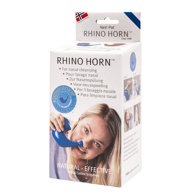 Rhino Horn - Blauw - Neti Pot voor Neusspoeling