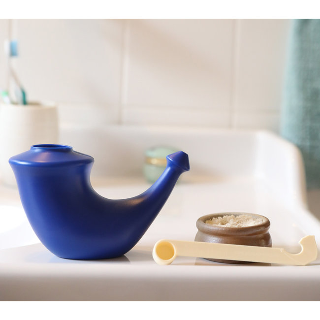 Rhino Horn - Blauw - Neti Pot voor Neusspoeling
