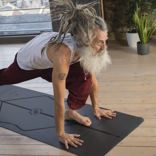 Liforme Yogamatte - 4mm - Grau