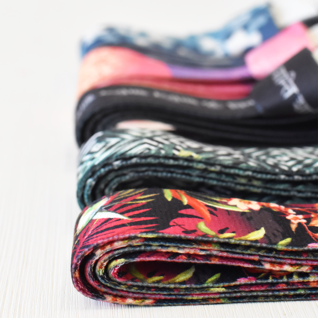 Yoga Mat Carrying Strap │ Full Colour Print │ Tropical Birds