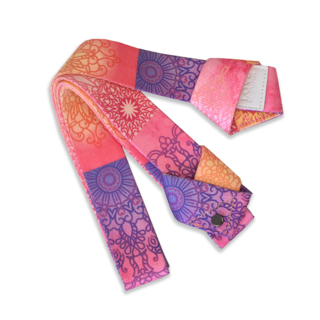 Carrying Strap for Yoga Mat │ Full Colour Print │ Royal Curly