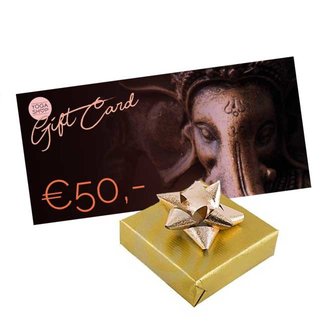 Geschenkgutschein im Wert von 50 Euro
