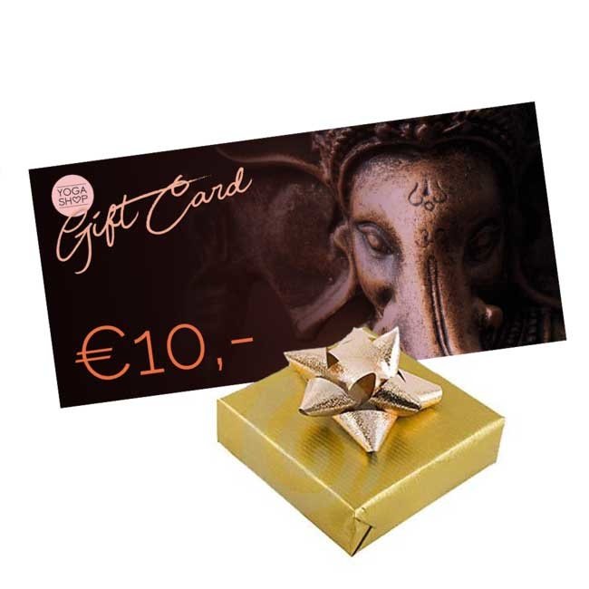 Yogashop Cadeaubon 10 Euro