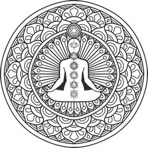 Mandala colouring page