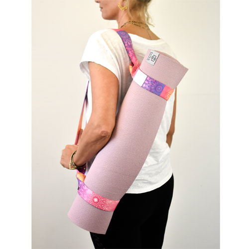 Love Generation Yoga Mat Carry Strap - White - Yogashop