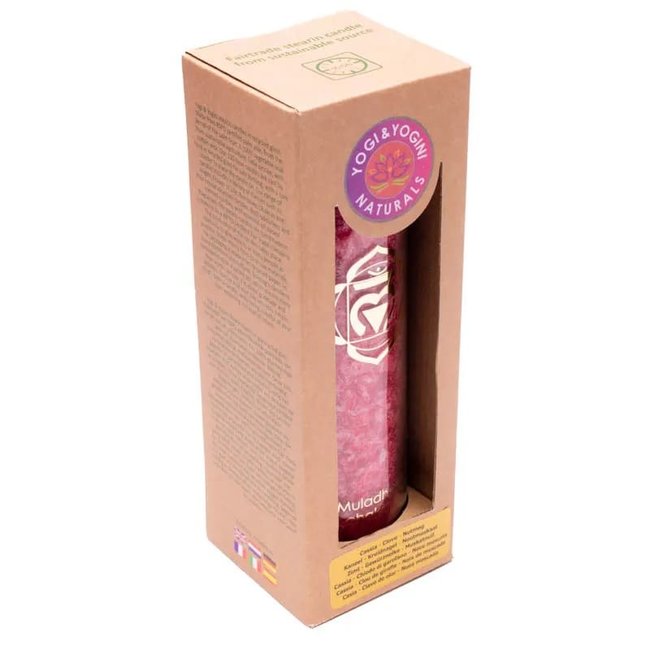 Scented Candle First Chakra - Stearin - Cinnamon, Nutmeg & Clove