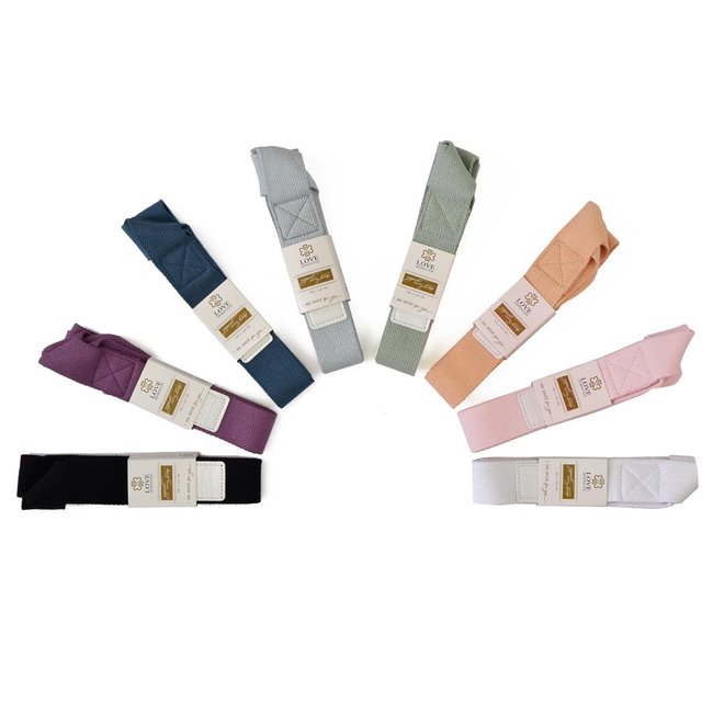 Yoga Mat Carrying Strap │ Cotton │ Wonderful White