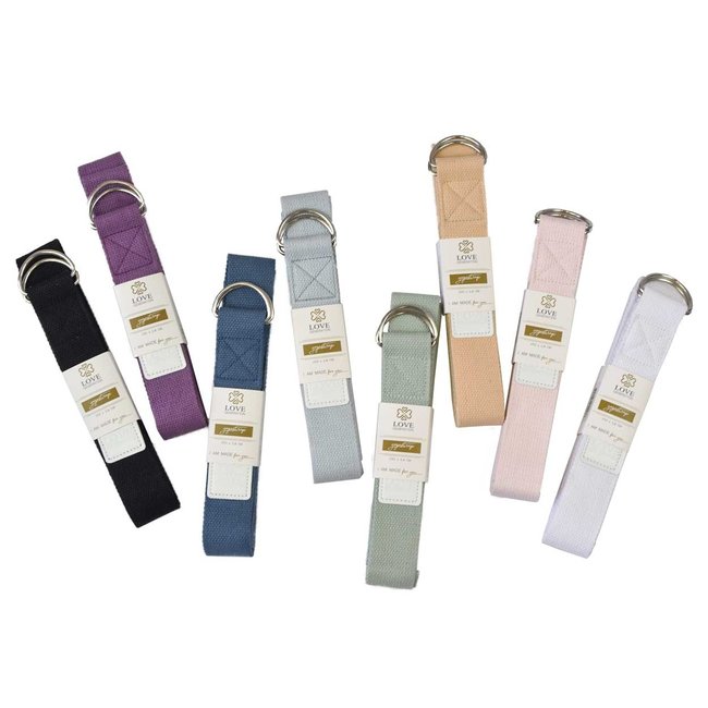 Katoenen Yoga Riem - Precious Pink - Roze - 250 cm