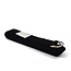 Cotton Yoga Strap - Beautiful Black - Black - 250 cm