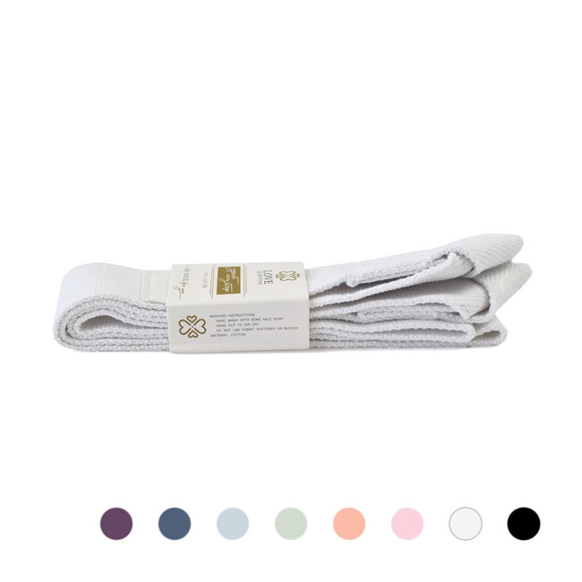 Yoga Mat Carrying Strap │ Cotton │ Wonderful White
