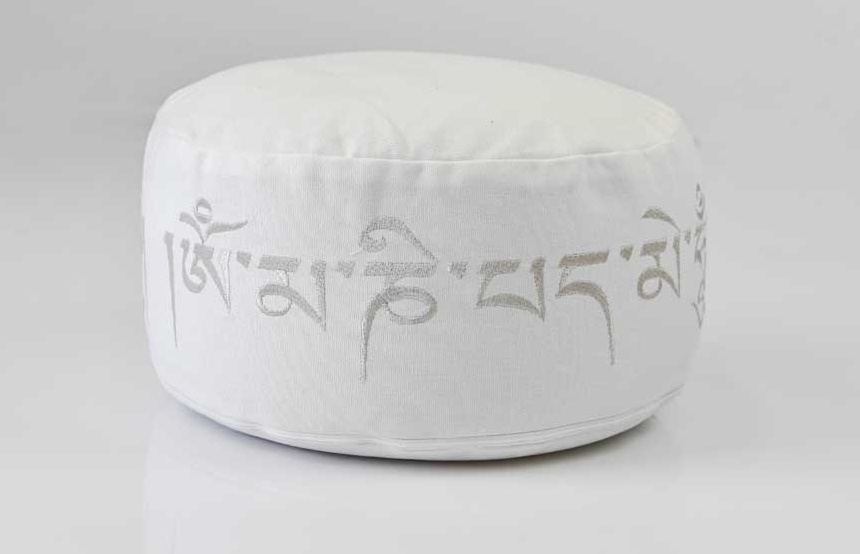 Ohm mantra meditation pillow