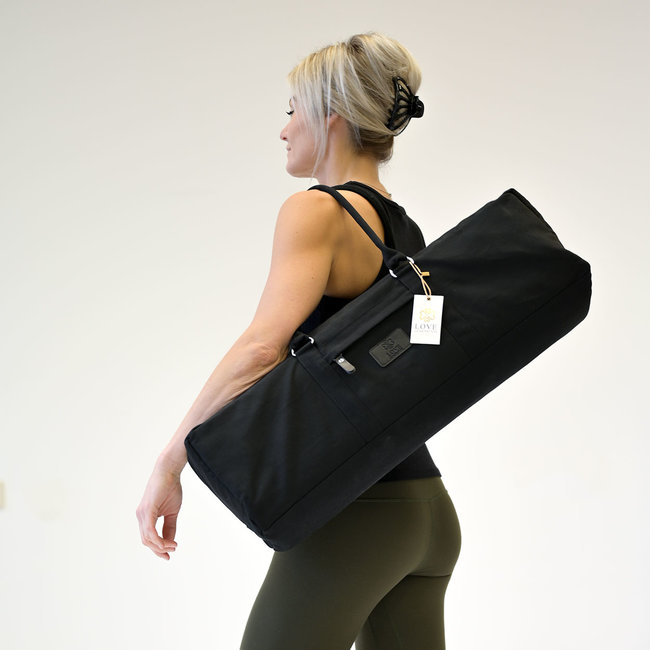 Yogatasche │ Tragetasche │ Baumwolle │ Schwarz