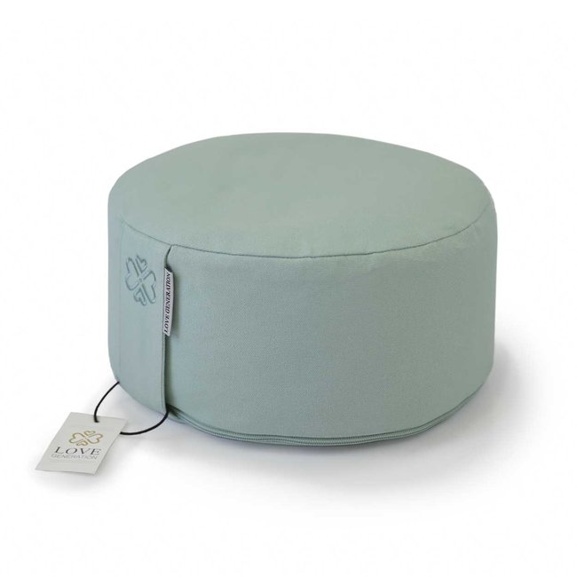 Rond Meditatiekussen | Serene Green | Katoen | ⌀30cm - 15cm