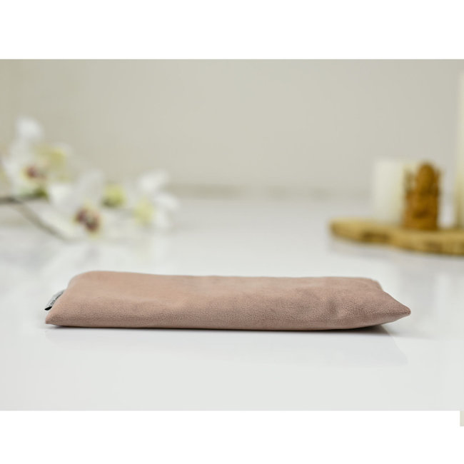 Samt Augenkissen mit Lavendel - Rosa