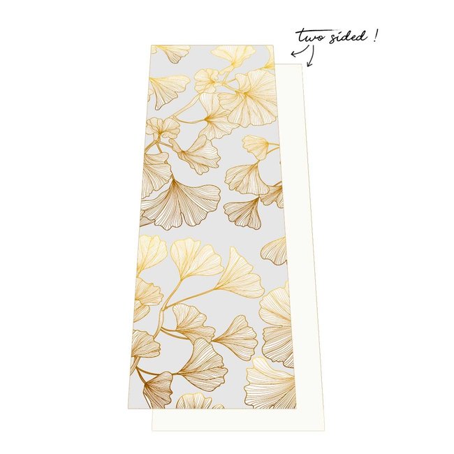 Love Generation Love Yoga Towel - Golden Flowers