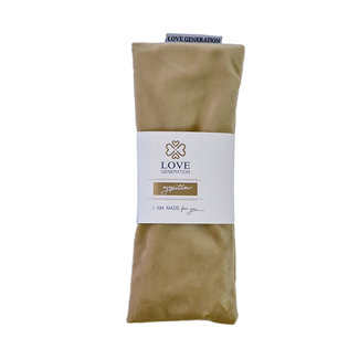 Love Generation Velvet Eye Pillow - Light Gold