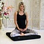 Meditation Mat │ Zabuton │ 100% Cotton │ Black