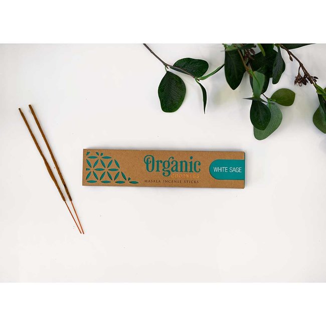 Organic Goodness - Masala Incense Sticks - White Sage