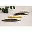 Incense burner Metal - Leaf - Silver