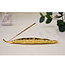 Weihrauchbrenner Metall - Blatt - Gold