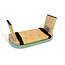 Meditation Bench │ Bamboo │ Foldable │ Velvet Cushion │ Sage Green