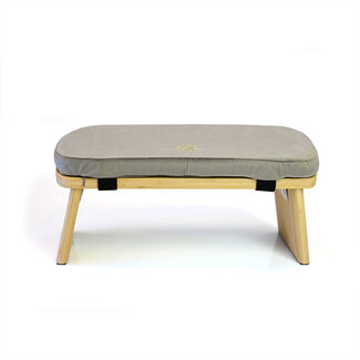 Love Generation Foldable Meditation Bench - Taupe