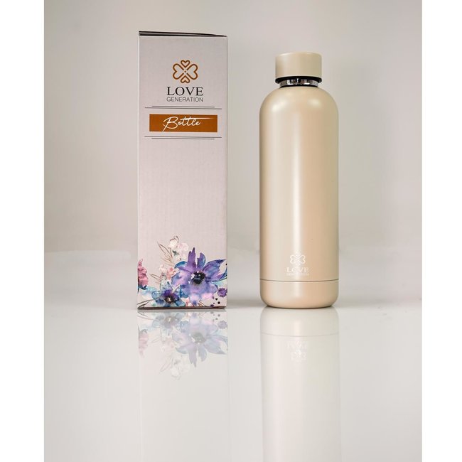 Water bottle - Drinking bottle - 500 ml - Thermos - Sacred Sand