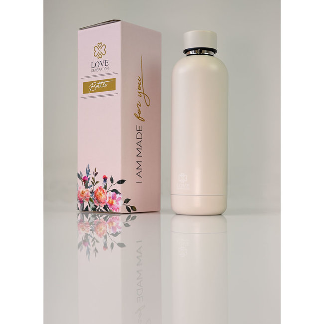 Wasserflasche - Trinkflasche - 500 ml - Isoliert - Precious Pink