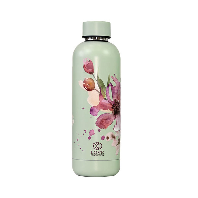 Love Generation Wasserflasche - Serene Sage Flowers