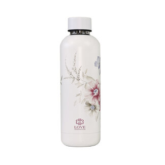 Love Generation Water Bottle - Wonderful White Flowers