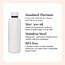 Waterfles - Drinkfles - 500 ml - Thermos - Wonderful White