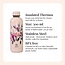 Wasserflasche - Trinkflasche - 500 ml - Isoliert - Precious Pink Flowers