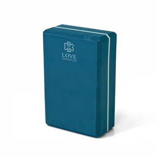 Love Generation Foam Yogablock  - Balanced Blue