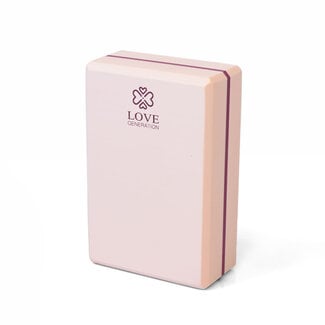 Love Generation Foam Yoga Block - Precious Pink