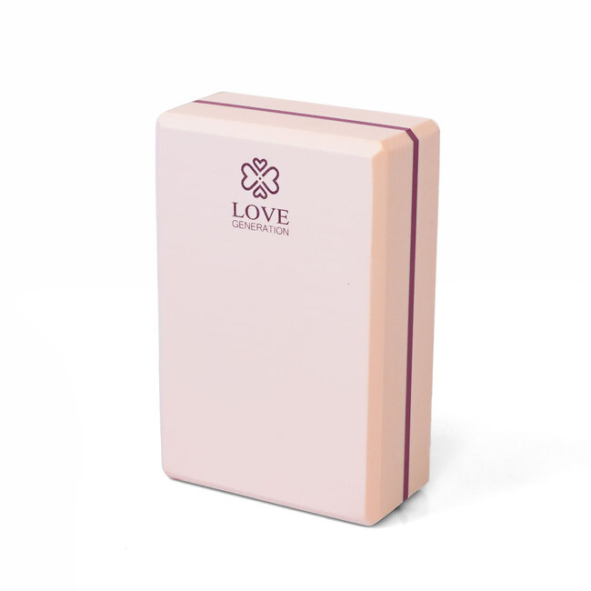 Love Generation Foam Yogablok - Precious Pink